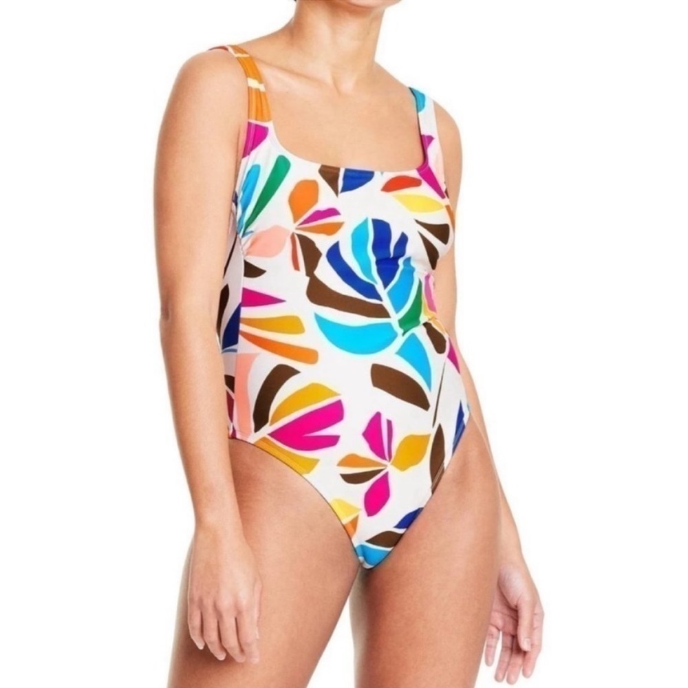 Tabitha Brown X Target Botanical Print One Piece Swimsuit XXS NWOT